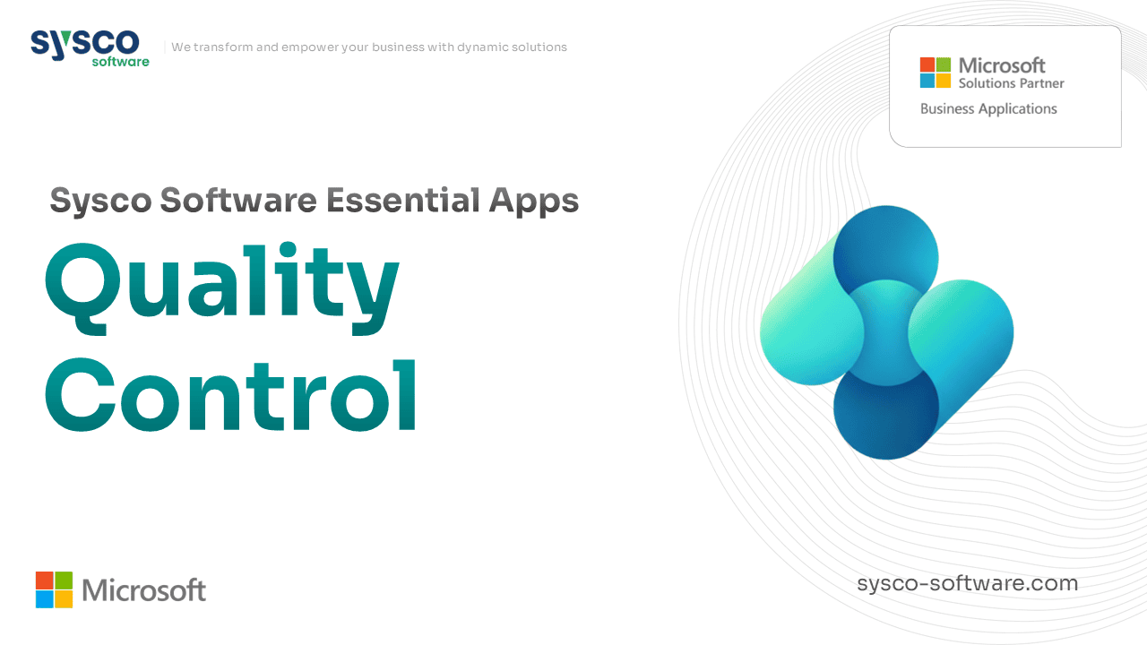 Quality Control Application Quality Control App | Microsoft Dynamics 365 | Ireland | Northern ...